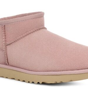 UGG Pink Ultra Mini Boots
